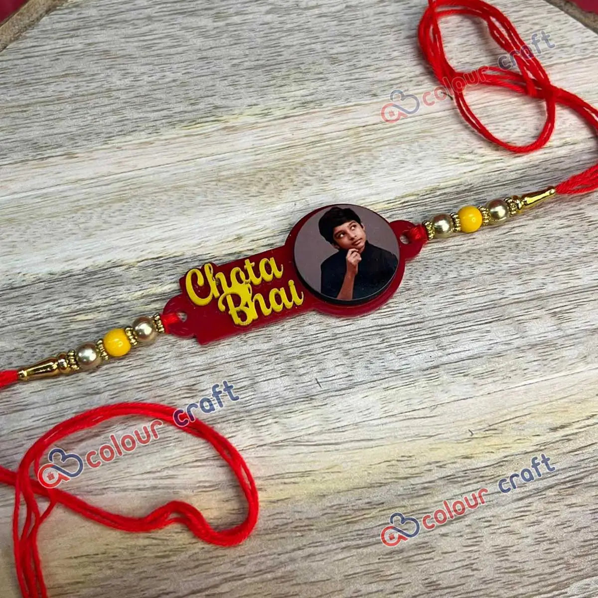 Personalized Photo Rakhi for Brother – “Chota Bhai”