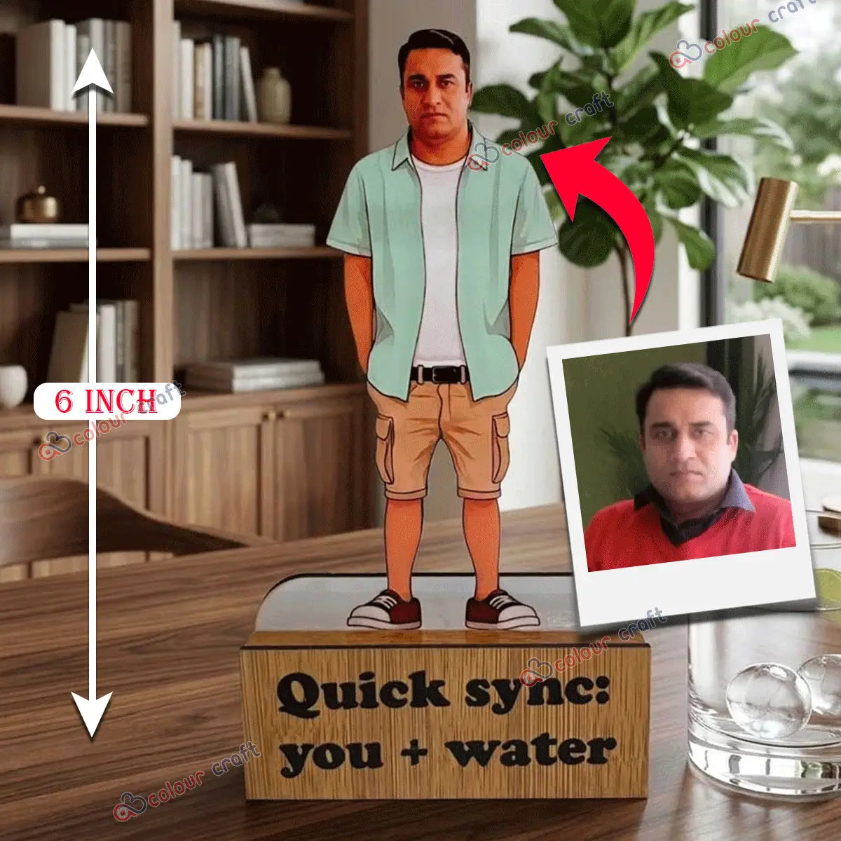 personalized caricature standee