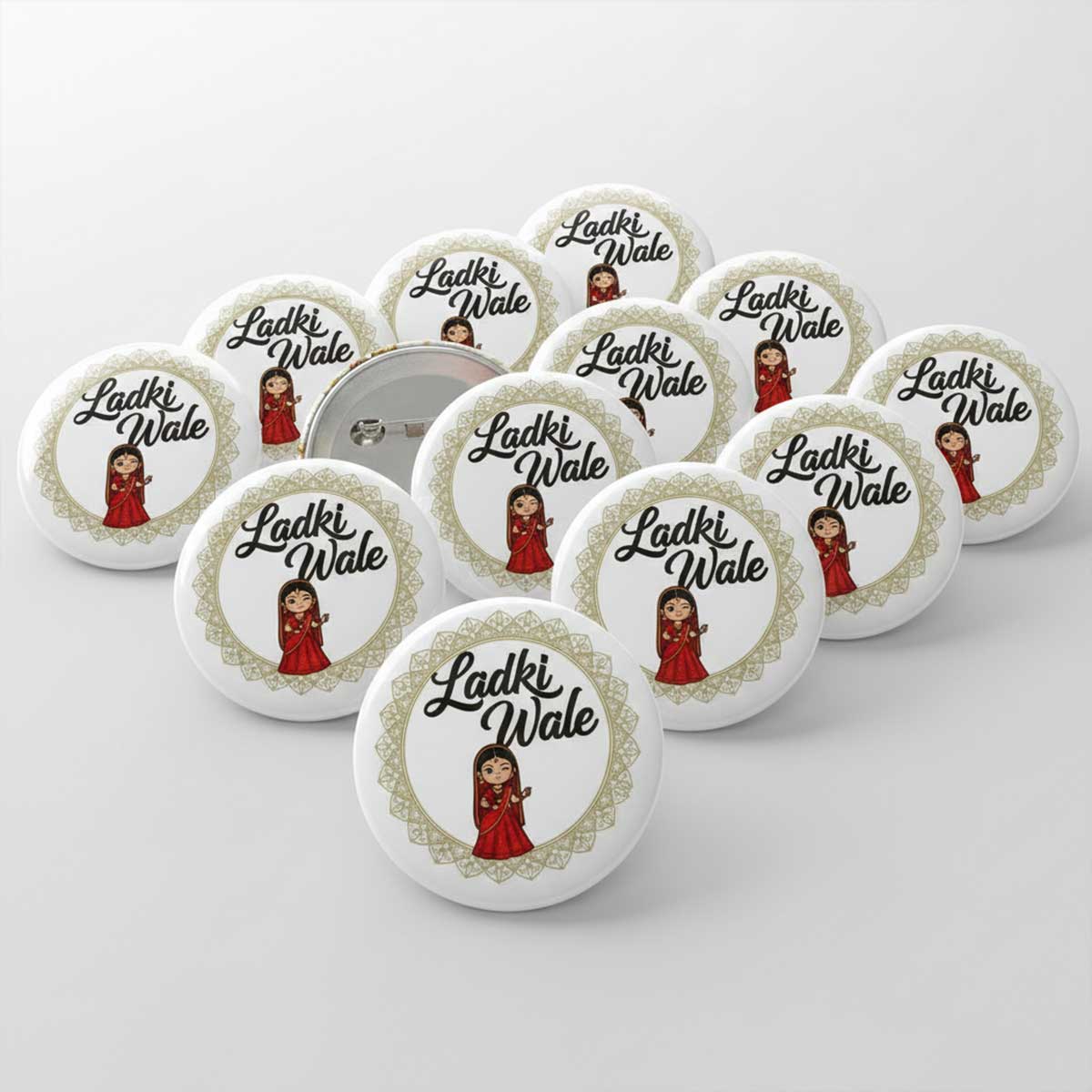 Ladki Wale Wedding Badge / Shaadi Function Accessories