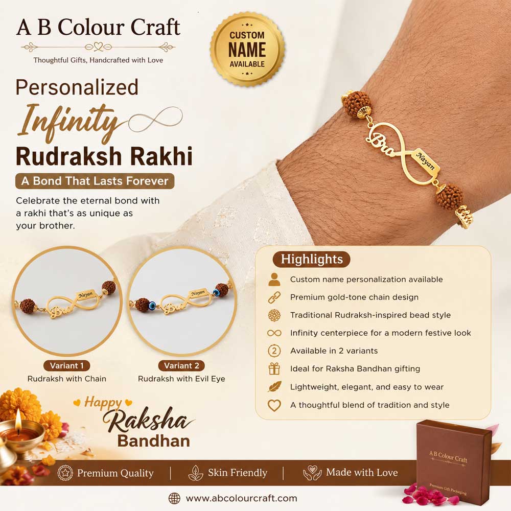custom rakhi for brother