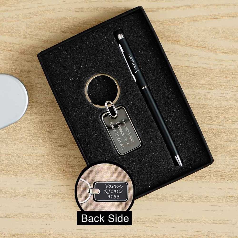 Customized Touch Screen Pen & Keychain Combo