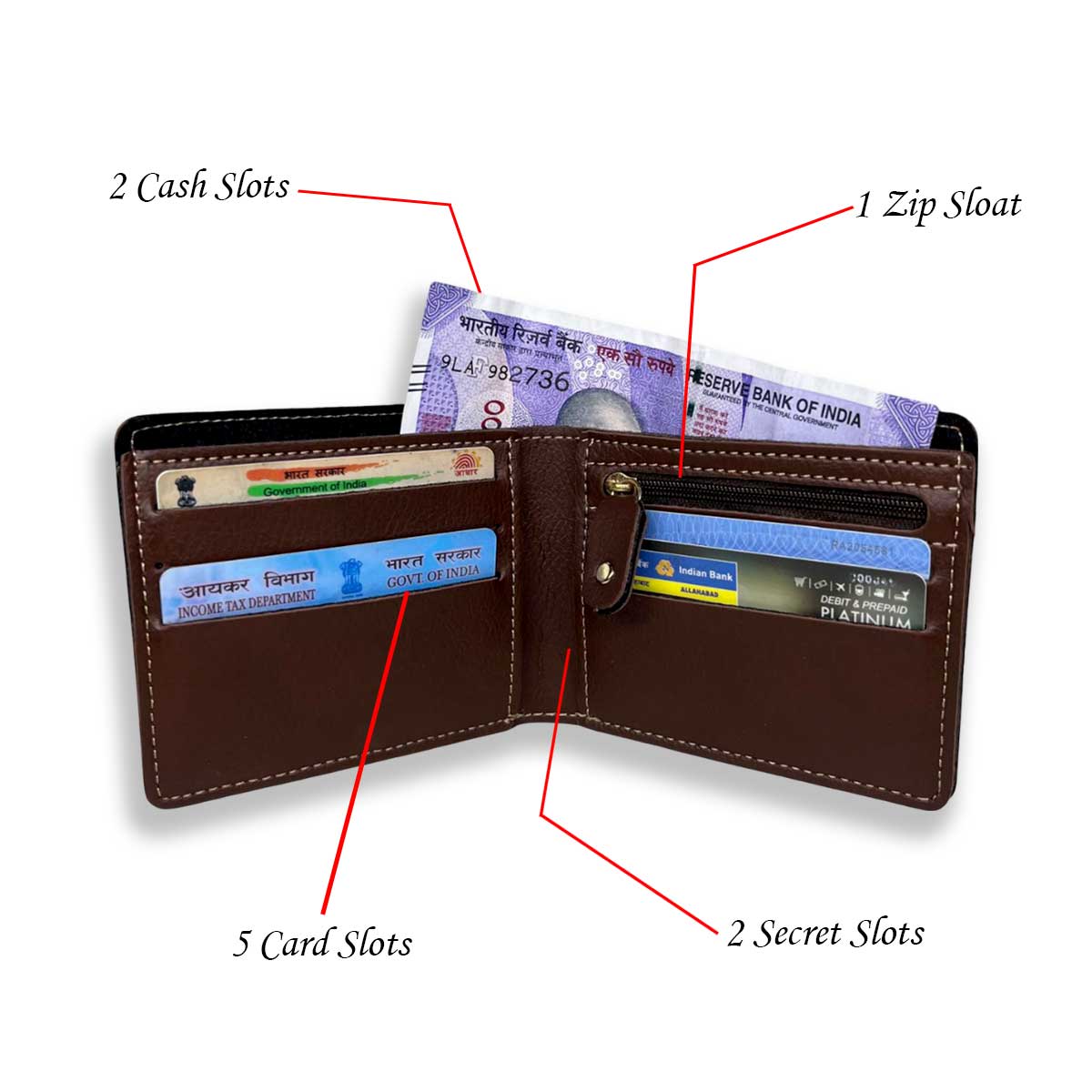 Customized Men's Wallet | Nexon Wallet - ABCOLOURCRAFT