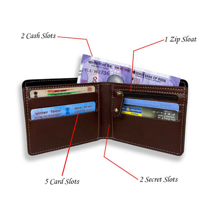 Customized Men's Wallet | Nexon Wallet - ABCOLOURCRAFT