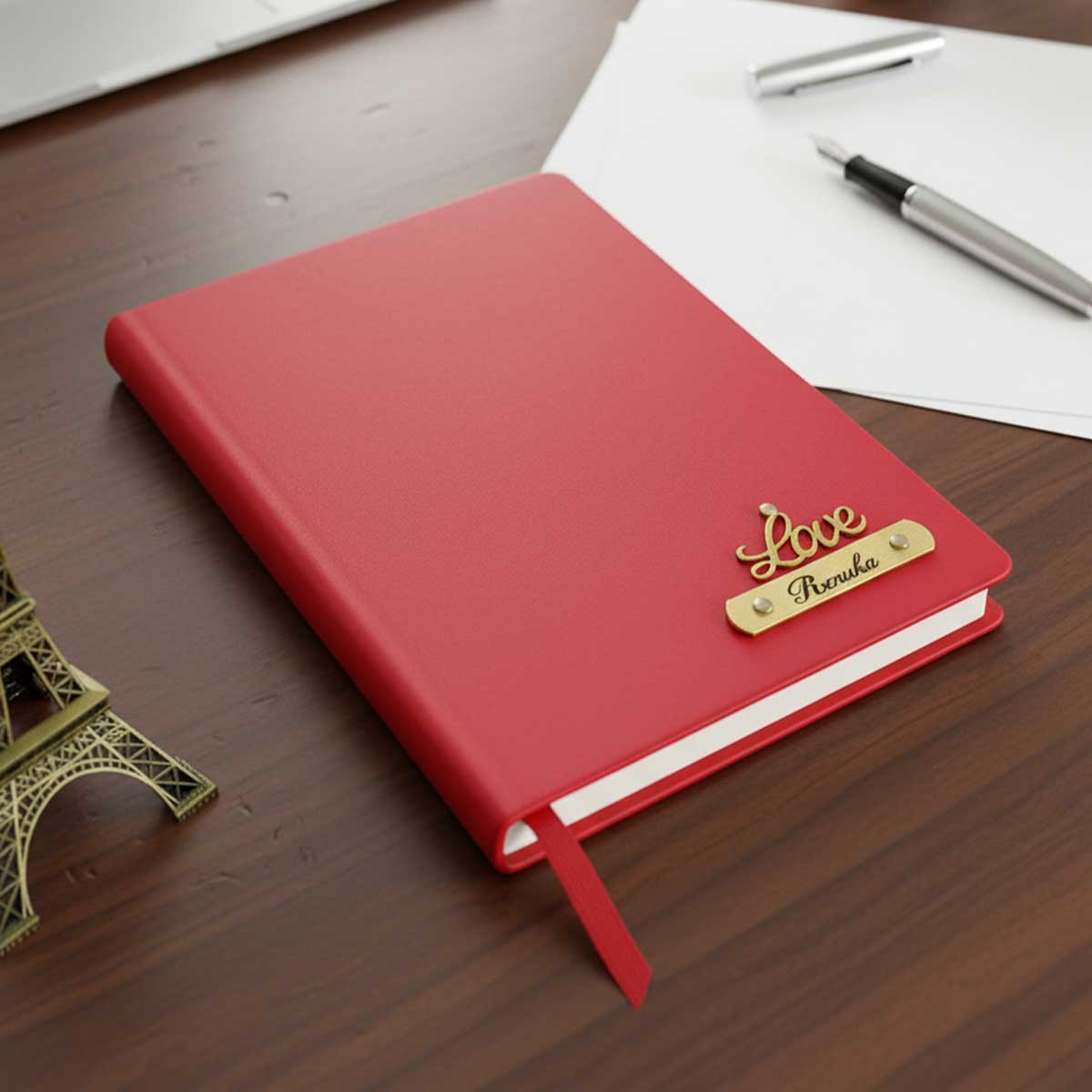 Customized Diary with Name & Charm