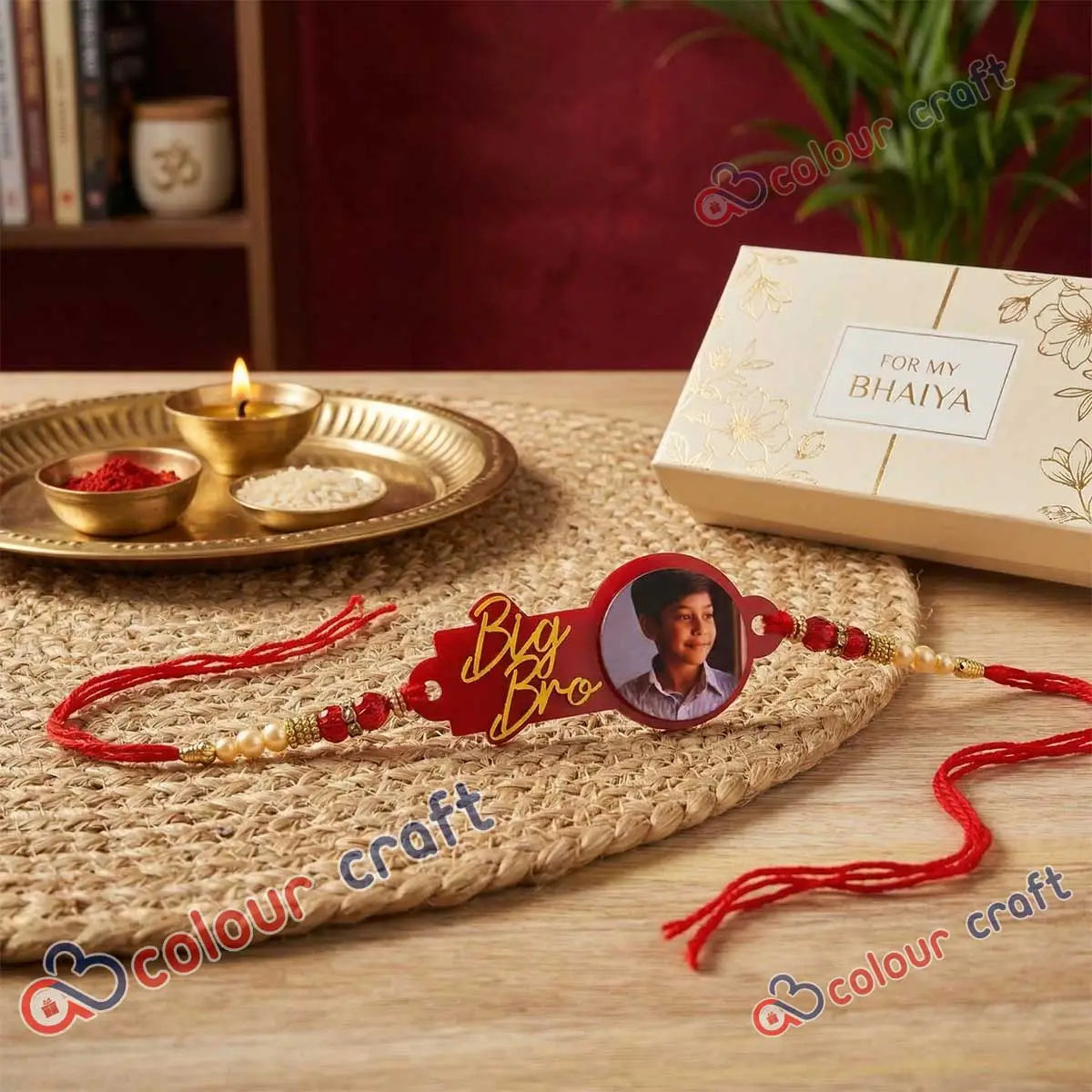 Personalized Big Bro Photo Rakhi for Brother