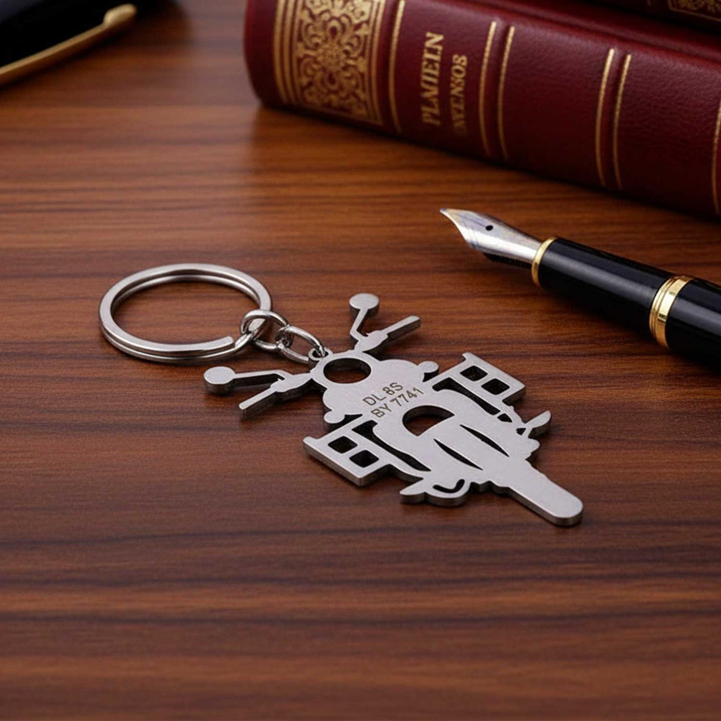 Customized Metal Bike Keychain with Number Plate | Personalized Engraved Key Ring for Bike & Car Lovers | Stylish Durable Stainless Steel Keychain