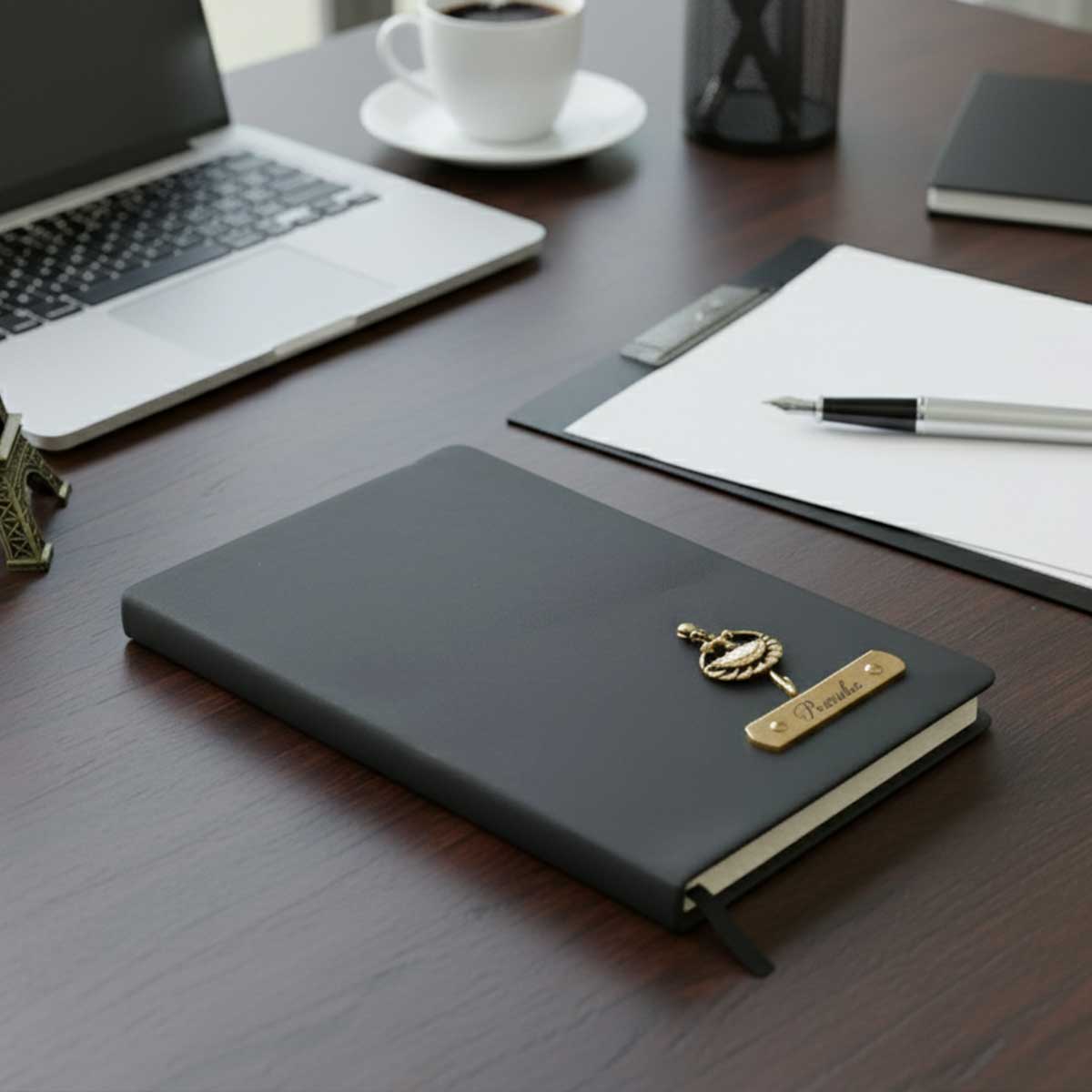 Customized Diary with Name & Charm