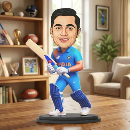 Personalized Cricket Player Caricature / Best Gift for Cricket Lovers