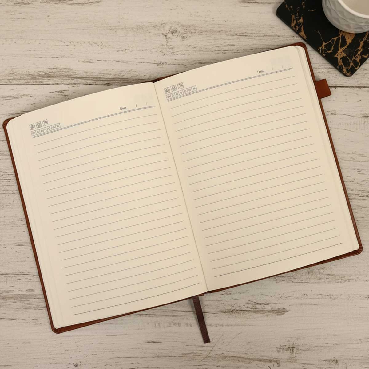 Customized Diary with Name & Charm