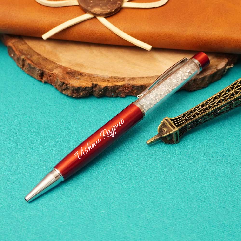 Personalized Crystal Ball Pen with Name
