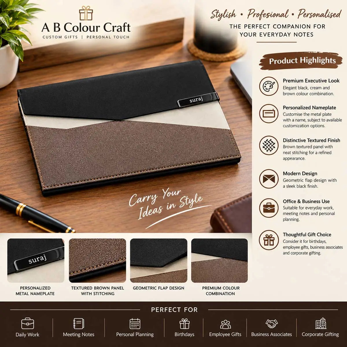 Executive Diary | Personalized Name Plate Diary