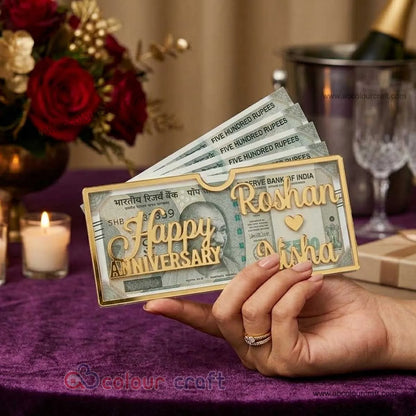 Personalized Money Holder Gift / Custom Name Cash Envelope