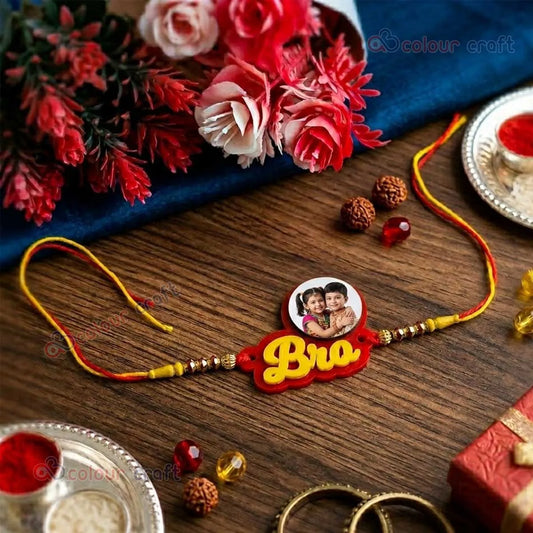 Personalized Photo Rakhi for Brother / Custom Bro Rakhi