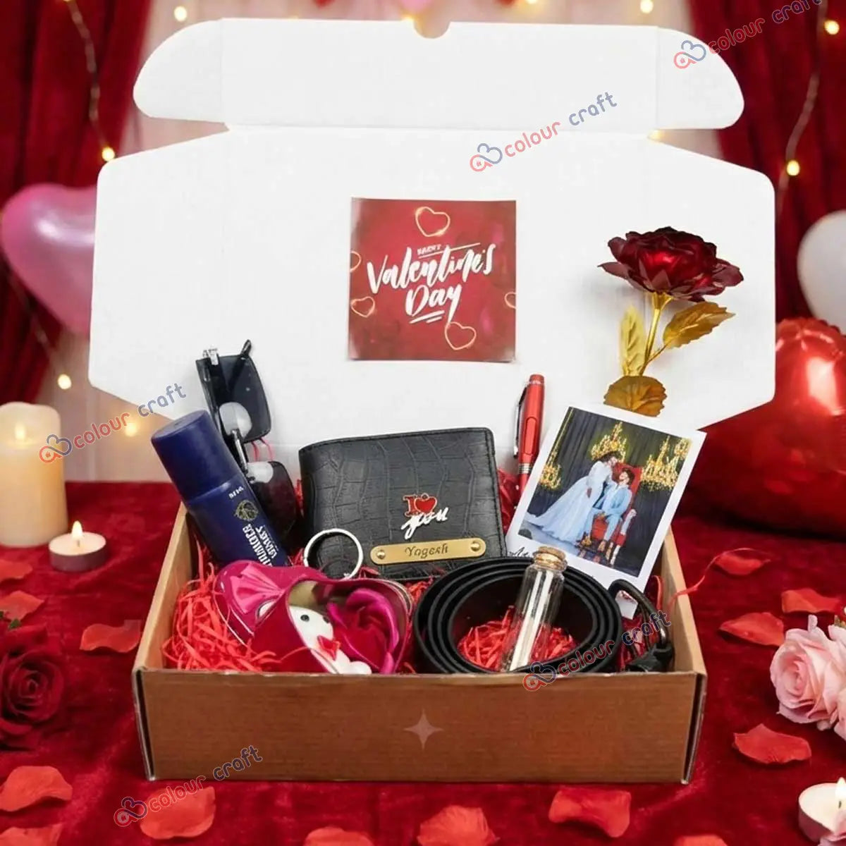 Personalized Valentine Gift Box for Him