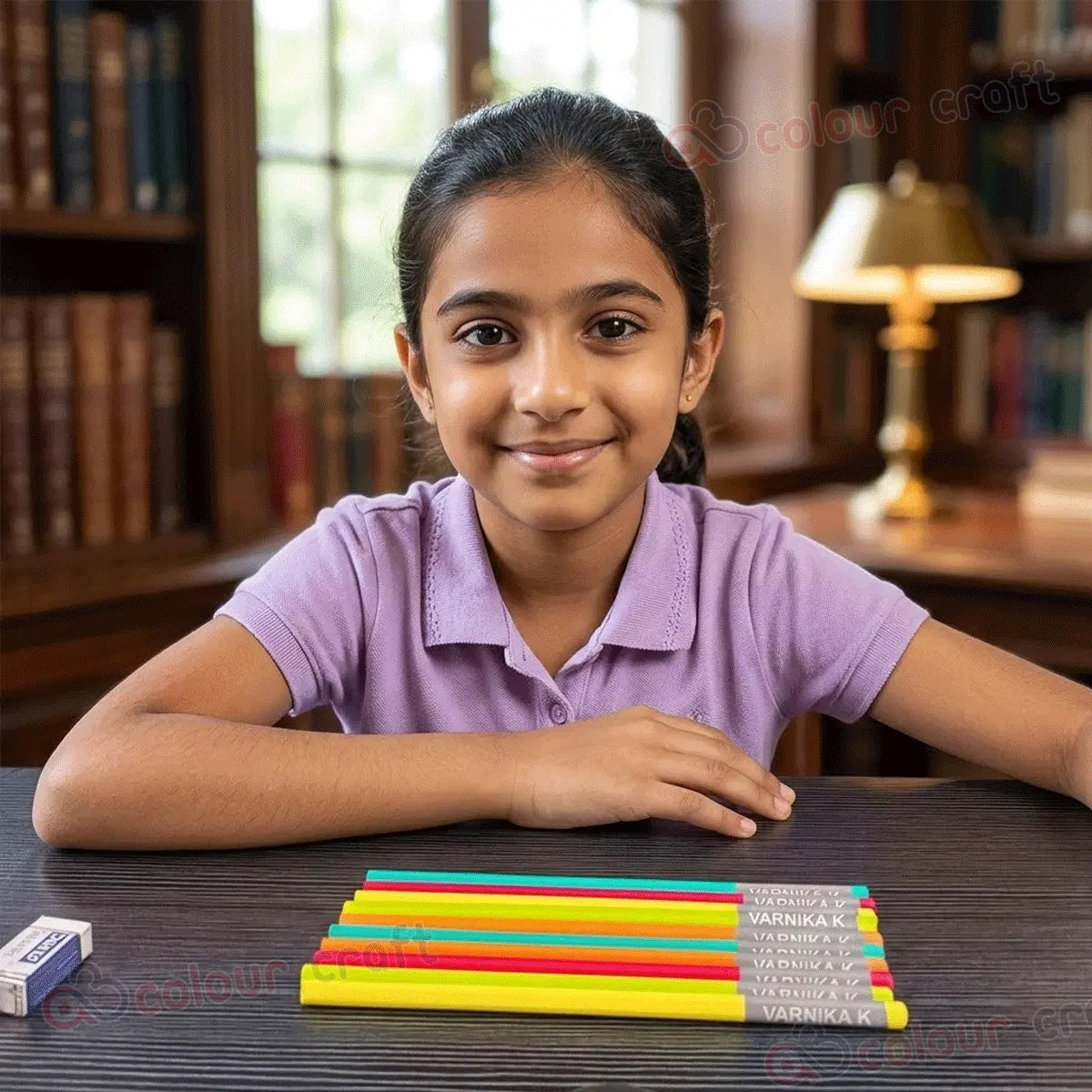 Personalized name pencils for birthday return gifts