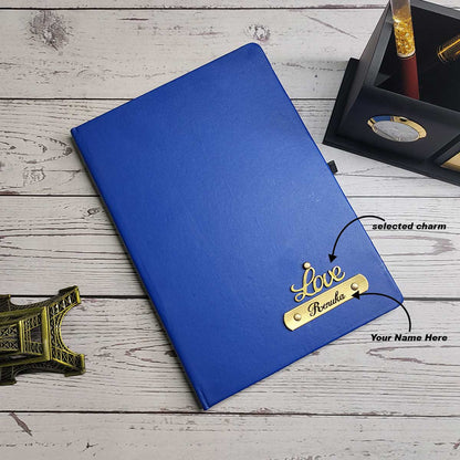 Customized Diary with Name & Charm