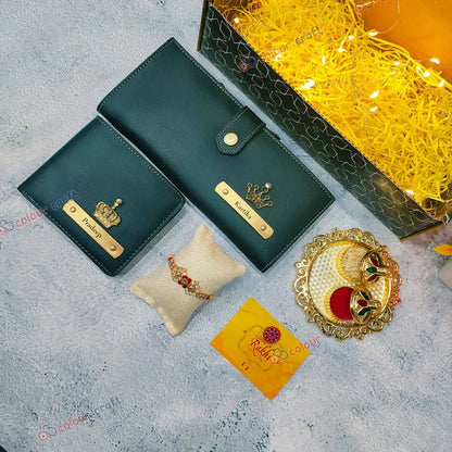 Personalized Raksha Bandhan Gift Set for Bhaiya Bhabhi