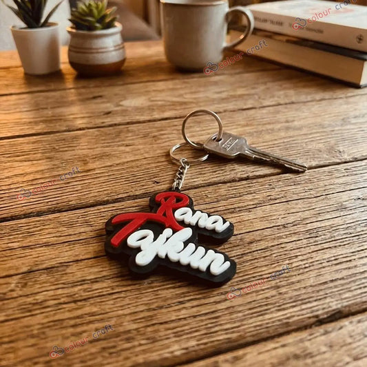 Personalized Name Keychain for Couples | Unique Love Keychain