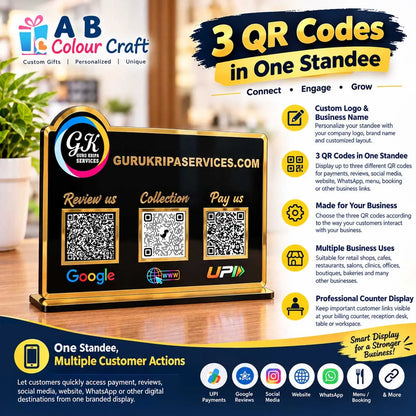 Business QR Code Standee
