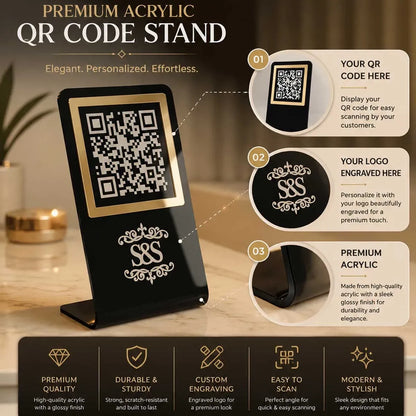 Business QR Stand