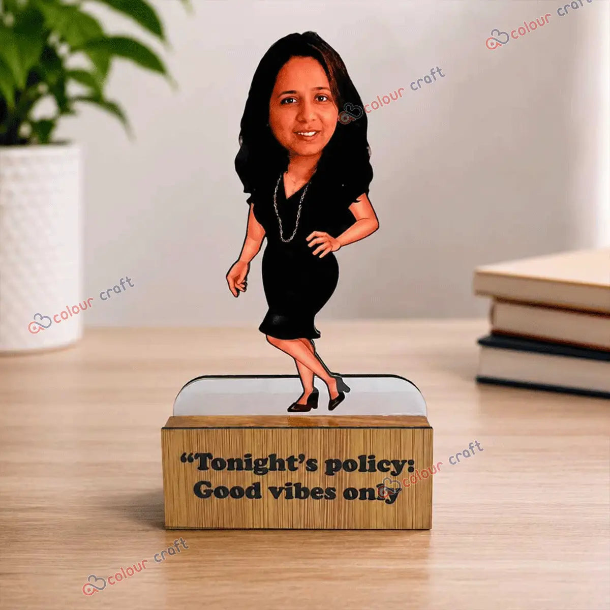 Personalized caricature wooden standee