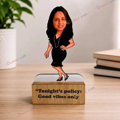Personalized caricature wooden standee