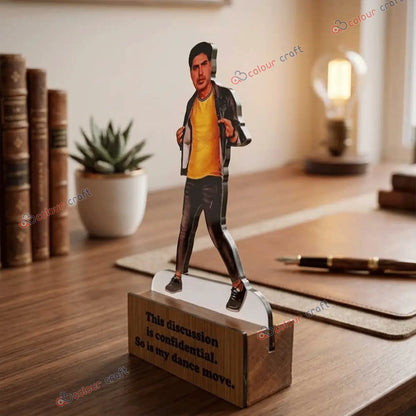 Personalized Caricature Desk Stand with Custom Face