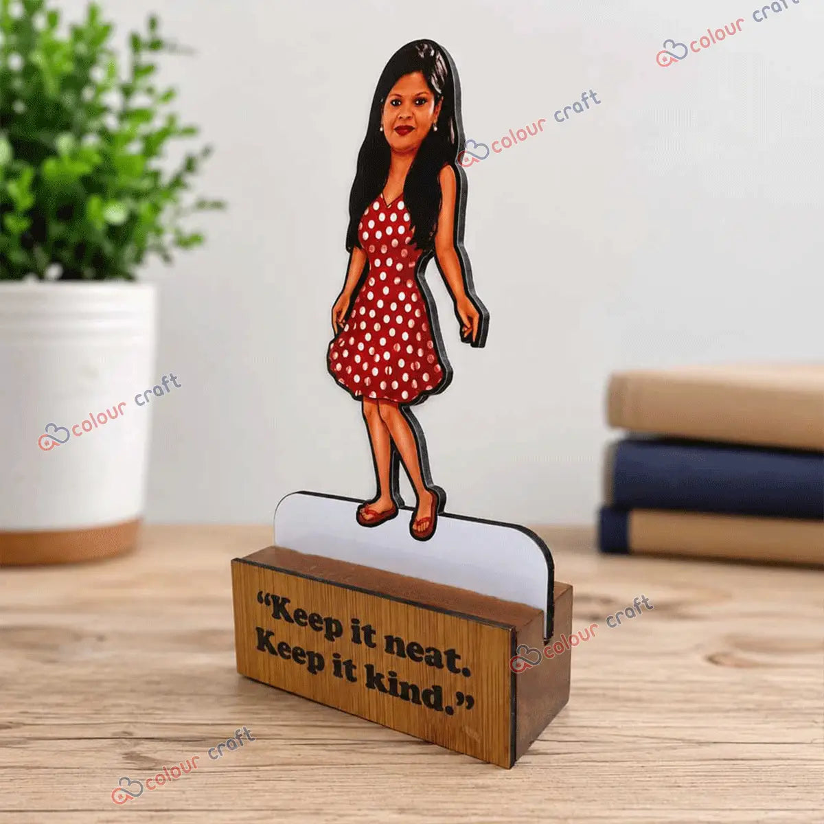 Personalized office desk caricature decor