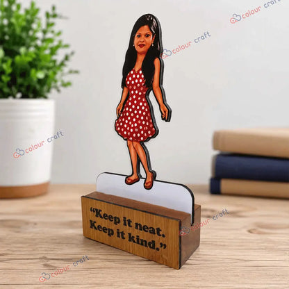 Personalized office desk caricature decor