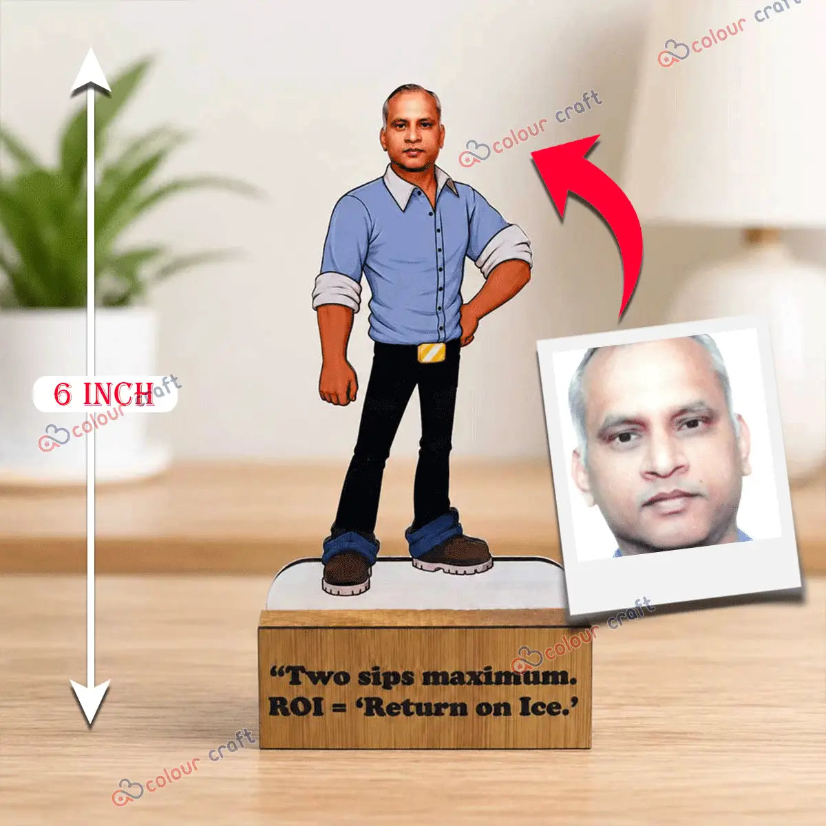 custom wooden standee gift