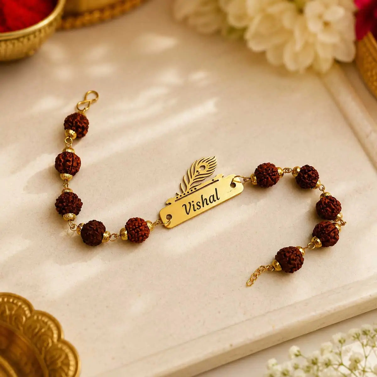 Custom Krishna Rakhi Gift
