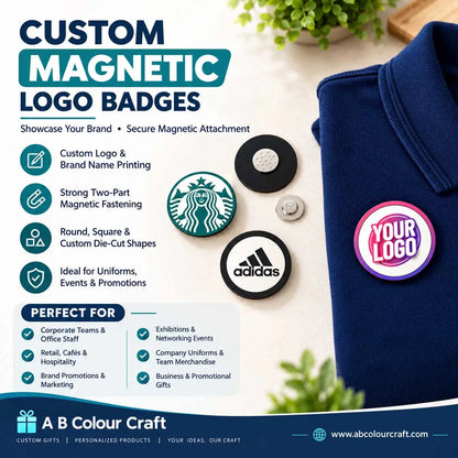 Custom Magnetic Badges for Uniforms