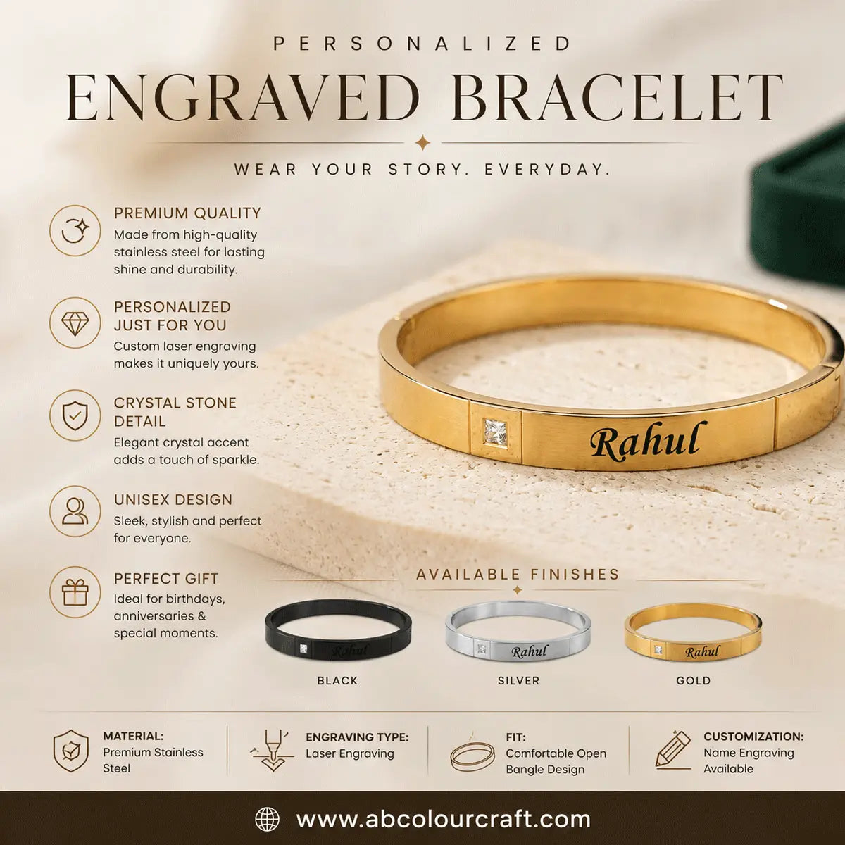 Custom Name Bracelet