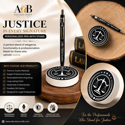 Custom engraved lawyer pen