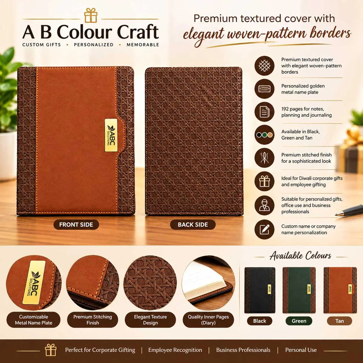 Customized name diary
