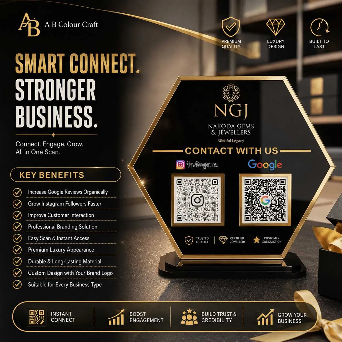 Instagram QR Stand