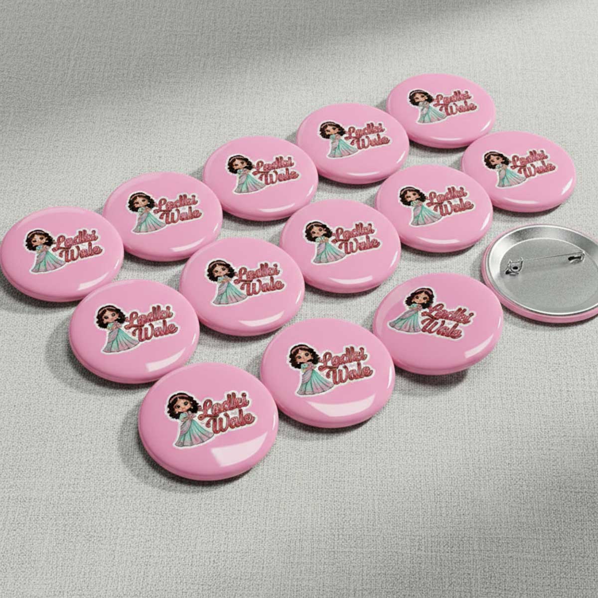 Bride Side Pin Badge for Wedding Functions / Ladki Wale Wedding Badge