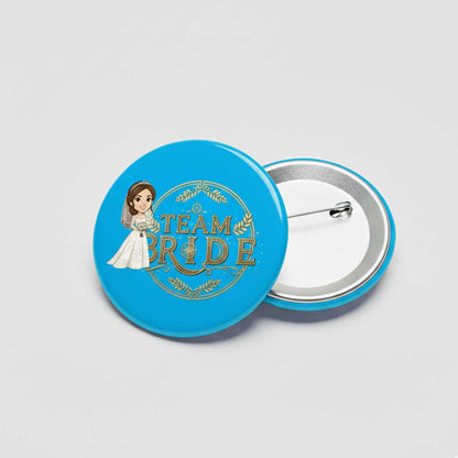 Team Bride Badge for Wedding | Bride Squad Brooch Pin