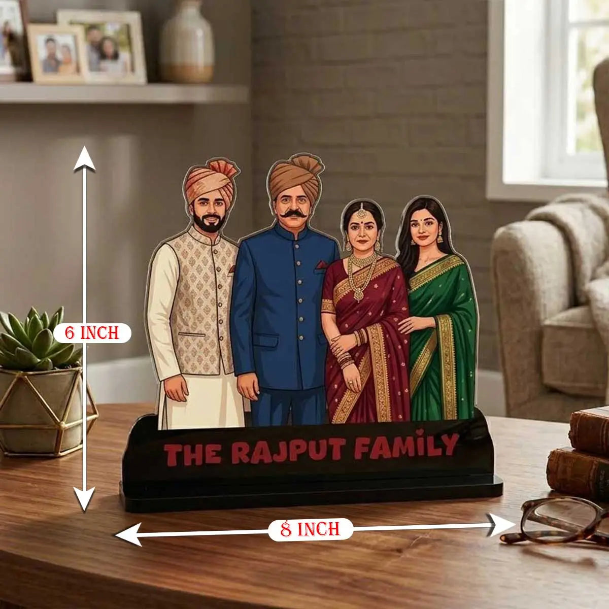 MDF Family Name Plaque