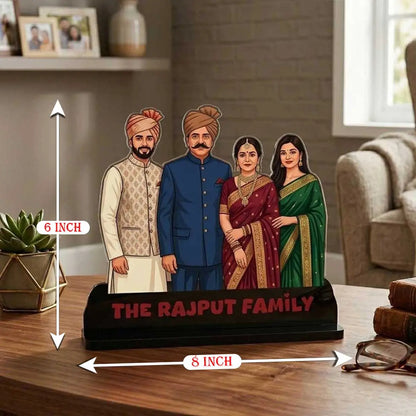 MDF Family Name Plaque