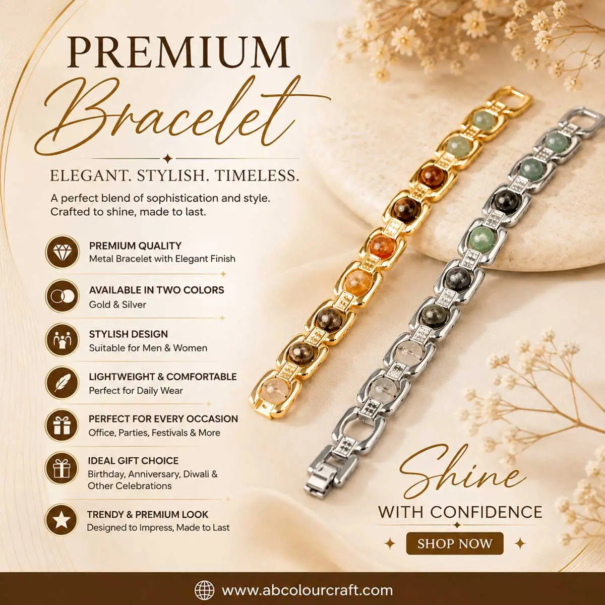 Metal Bracelet for Men