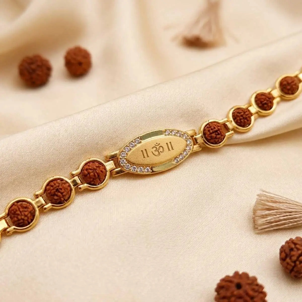 Om Rudraksha Bracelet