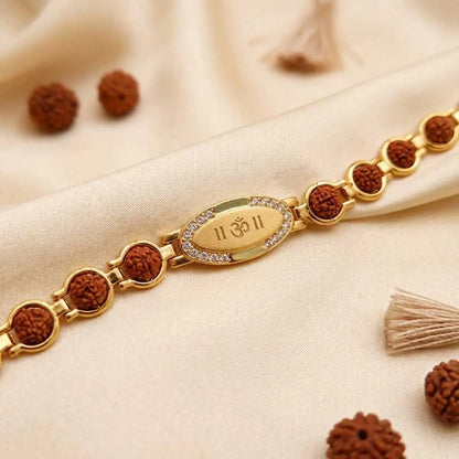 Om Rudraksha Bracelet