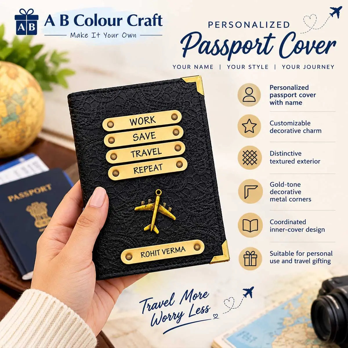 Passport Cover with Name