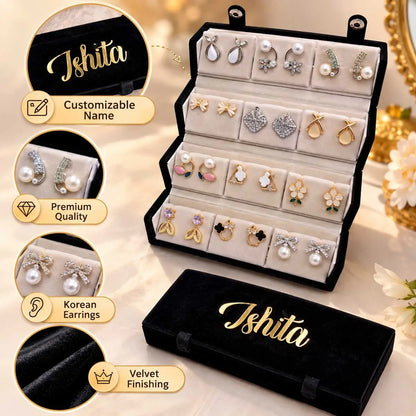 Personalized Earring Box 