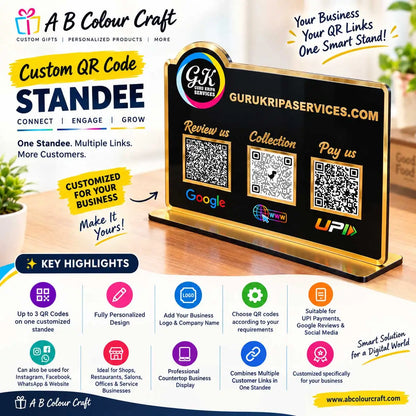 Personalized QR Standee