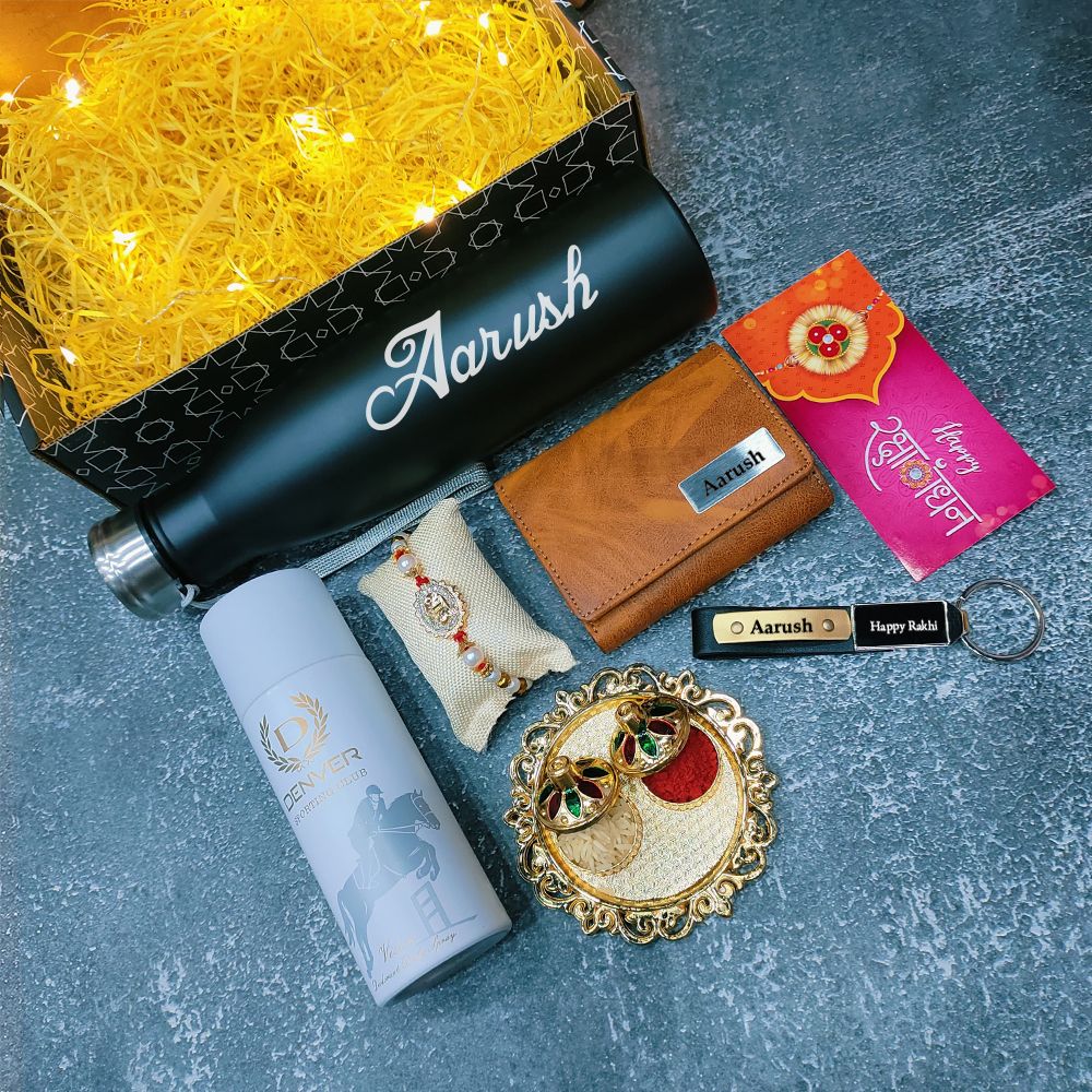 Personalized Rakhi Gift Hamper for Brother