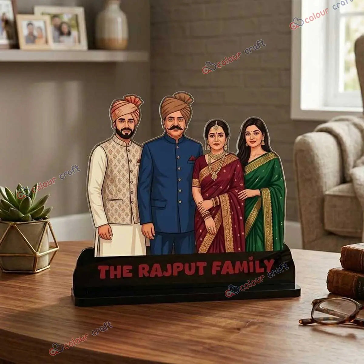 Personalized Wooden Photo Stand