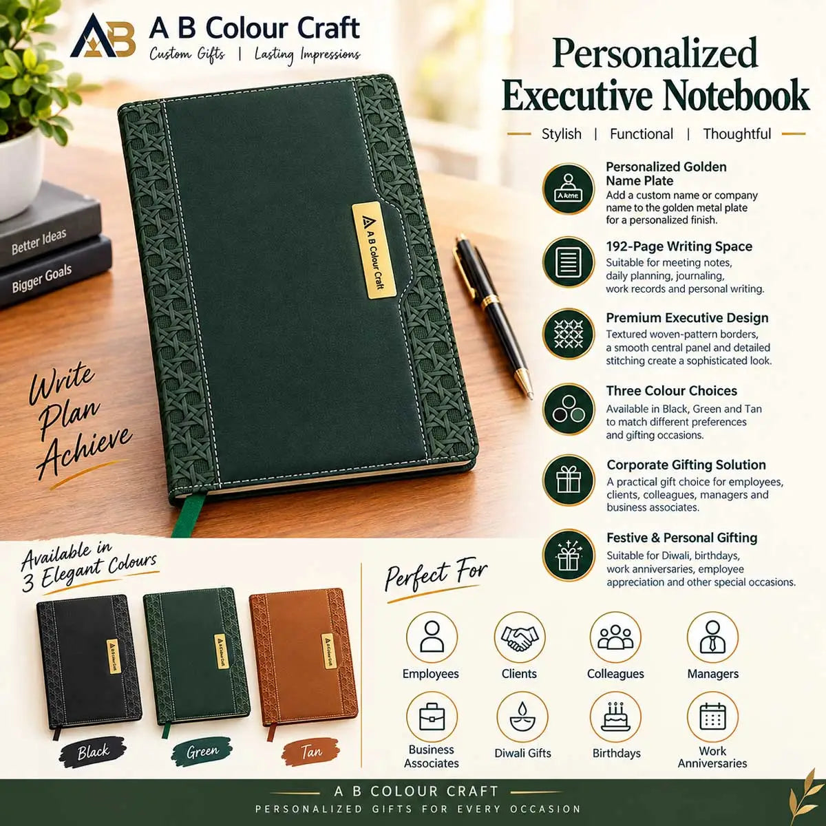 Personalized diary with name