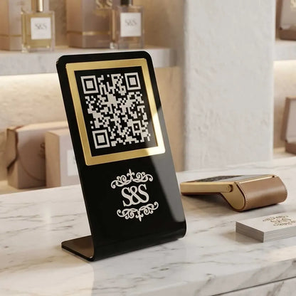 QR Code Display Stand